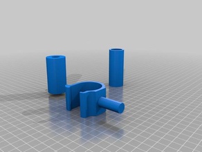 a velux gancho do cabo de vassoura thread A impressão 3d 3d print model - Mito3D