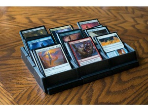 modular card sorting trays Spielzeug & game Zubehör - Karte KVG Magie sammeln mtg pokemon die Sortierung trading 3d print model - Mito3D