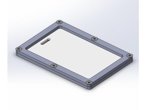 rozet anahtar kart koruyucu elektronik tutucu durumda kartı koruma 3d print model - Mito3D