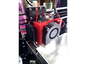 soporte del ventilador extrusor fan braketi alanında anet 3d yazıcı aksesuarları 3d print model - Mito3D