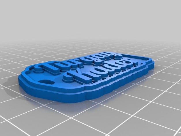 turgay Anahtarlık özelleştirilmiş 3D print model - Mito3D