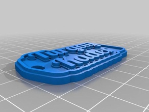 turgay Anahtarlık özelleştirilmiş 3d print model - Mito3D