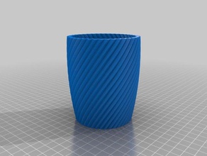 led flower vase 10 decor customized 3d print model - Mito3D