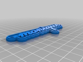monique ıtaliano Anahtarlık özelleştirilmiş 3d print model - Mito3D