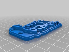 enuff bizness keychains customized 3d print model - Mito3D