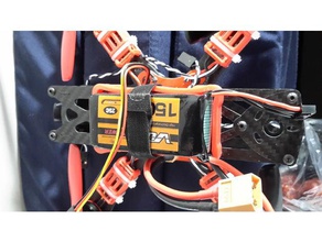 marciano ii fpv drone aperto da bateria bandeja r c veículos drones quadro 3d print model - Mito3D
