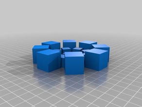 cubo frattale spirale matematica arte jmu3space 3d print model - Mito3D