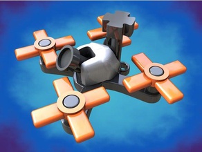 chaveiro mini fpv racer chaveiros a decoração decorativos drone drones de corrida crianças cam key fob mini-quad miniatura miniquad quad quadcopter quadro multicopter multicopters rc multirotor brinquedos brinquedo 3d print model - Mito3D