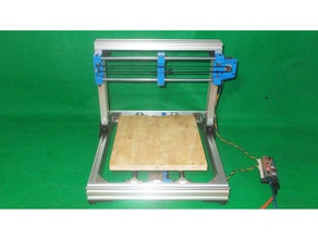 065-homemade router mill cnc laser plotter 3d printer machine diy xy axis slide linear bed base frame 3d print model - Mito3D