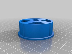 seul double face support de bobine 52mm bobines 8mm tige Imprimante 3d accessoires filament le titulaire d'un côté unique simple seule la 3d print model - Mito3D