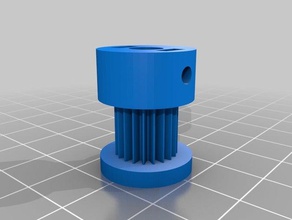 gt2 20 teeth pulley m10 3d printing cnc 3d print model - Mito3D