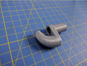 fuerte gancho de 15 mm del tubo los hogares el la tubería 3d print model - Mito3D