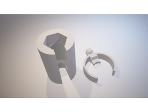 creality cr-8 bowden tube Halter & lock 3d-Drucker-Extrudern Bowdenzug 3d print model - Mito3D