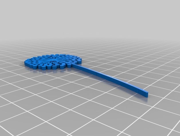 diente de leónde la florla chatarra La impresión en 3d 3D print model - Mito3D