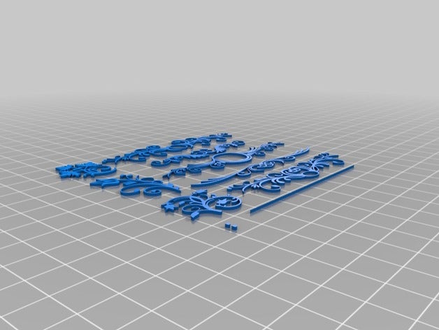 ornaments scrap 3d printing 3D print model - Mito3D