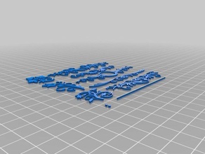 ornements la ferraille L'impression 3d 3d print model - Mito3D