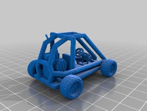 austin morris, dune buggy 3d slash 3d print model - Mito3D