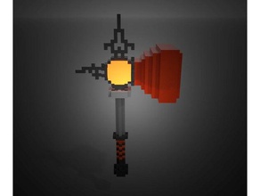 fear no anvil voxel props homestuck john warhammer 3d print model - Mito3D