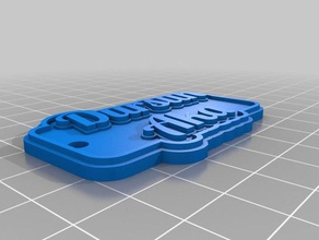 dursun Anahtarlık özelleştirilmiş 3d print model - Mito3D