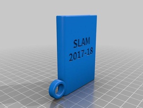 slam award keychains customized 3d print model - Mito3D