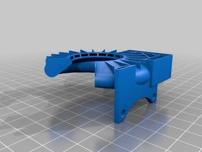 flsun cubo de impresión más fresco personalizado apoyo Impresora 3d las piezas imprimir refrigerador 3d print model - Mito3D