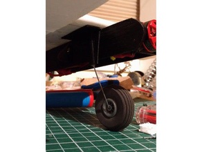 carrello di atterraggio supporta v2 La stampa 3d flite test flitetest 3d print model - Mito3D