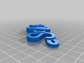 sophia chaveiro organização personalizado 3d print model - Mito3D
