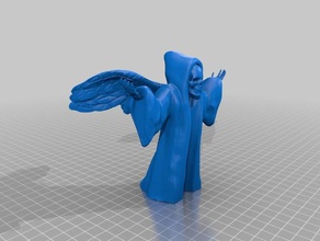 angel of- 3d printing bones creepy druid halloween skull 3d print model - Mito3D