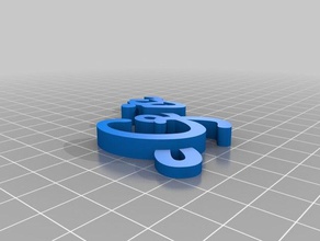 geisa chaveiro organização personalizado 3d print model - Mito3D