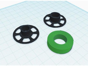 fortalecido mini filamento de chaveiro A impressão 3d 3d print model - Mito3D