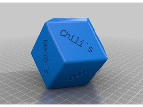 customizable rhombic dice customized customizer gaming 3d print model - Mito3D