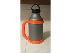 64 oz vacuum flask handle sport & outdoors growler hydroflask 3d print model - Mito3D