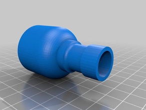 plastic nozzle 1l bottles engineering engine water rocket 3d print model - Mito3D