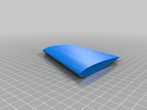 simple winglit water rockets engineering airfoil rocket 3d print model - Mito3D