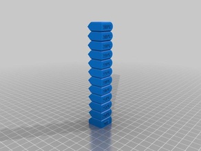 temp tower pla abs petg more 3d printing tests 3d print model - Mito3D