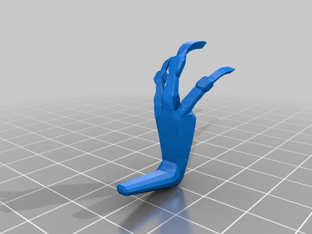 skyrim golden dragon claw props 3D print model - Mito3D