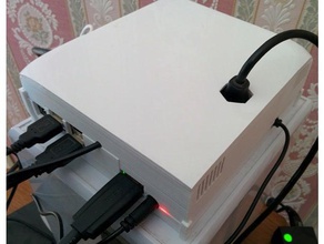 boitier lightberry lighberry elemanları yönetim kaynaklarına hazır durumda bilgisayar 2 raspberry pi 3d print model - Mito3D