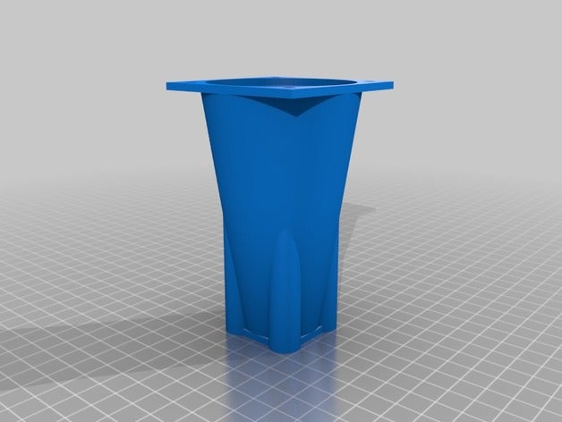 uzun fan adaptörü 60-30 özelleştirilmiş 3D print model - Mito3D