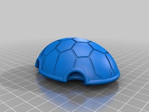 tartaruga scudo animali shield 3d print model - Mito3D