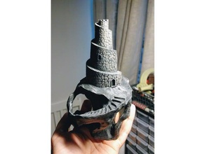 twisted tower buildings & structures art building decoration fantasy miniature sculpture 3d print model - Mito3D