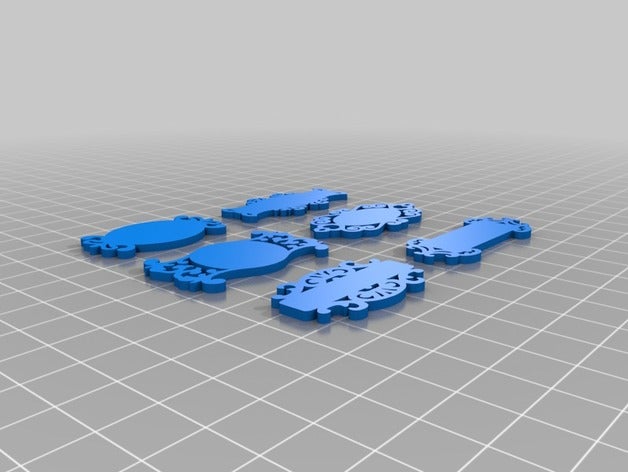 les balises etiquetasla ferraille L'impression 3d 3D print model - Mito3D