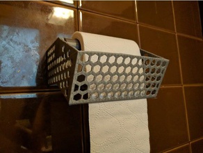 toilet paper holder bathroom roll 3d print model - Mito3D