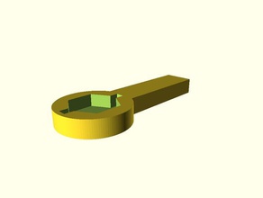 Schraubenschlüssel-Wasser-filter Bad Wasser-filter Schraubenschlüssel 3d print model - Mito3D