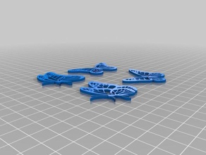la mariposamariposaaglomeradola chatarra La impresión en 3d 3d print model - Mito3D