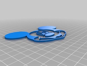 mikie mousse mickiepanneau de particulesla ferraille L'impression 3d 3d print model - Mito3D