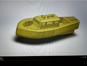 Boot Spielzeug & Spiele 3d print model - Mito3D