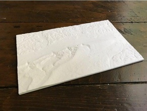 williamsport pennsylvania learning 3dmap geodesy geography raised relief map topographical topography 3d print model - Mito3D