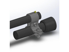 lanterna barril de montagem esporte & ao ar livre titular mossberg espingarda monte tático tática luz 3d print model - Mito3D