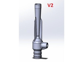 su pompası itici v2 venturi eductor diy fırlatmalı vakum 3d print model - Mito3D