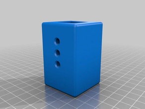 tap & drill alignment tool 20x20mm extrusion 3d printers printer 3d print model - Mito3D